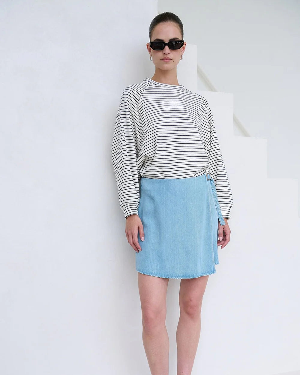 Gwen skort light blue