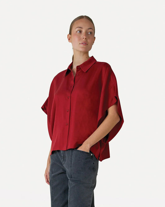 Allucy shirt pomegranate