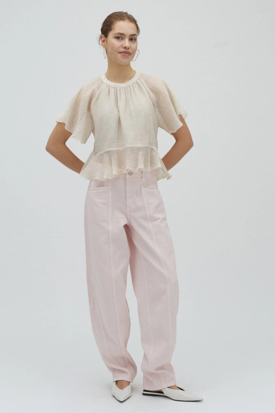 Almira jeans pale pink