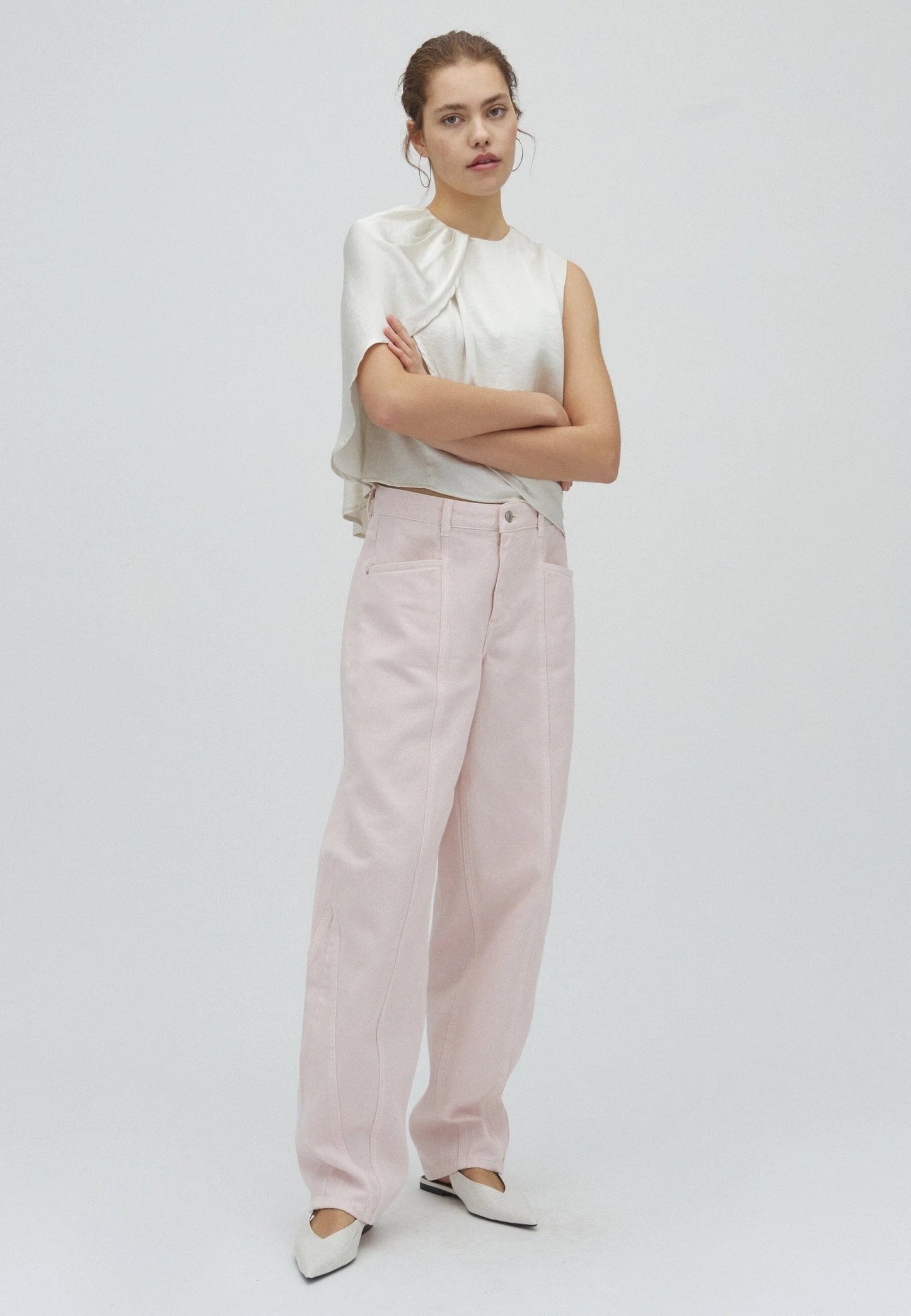 Almira jeans pale pink