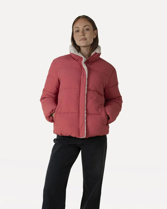 Mille teddy jacket rose