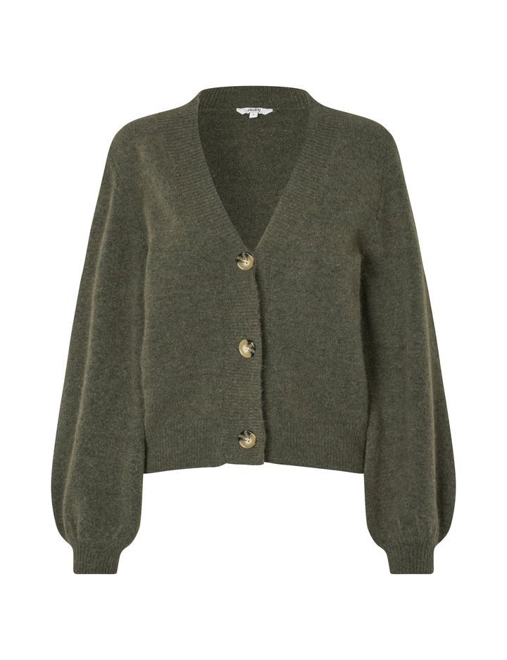 Molenda knit green leaf