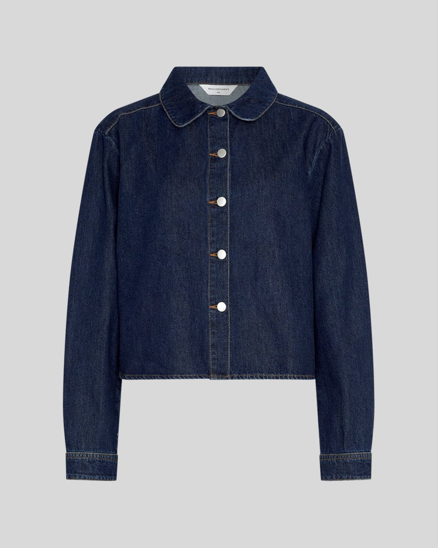 Adna shirt dark blue