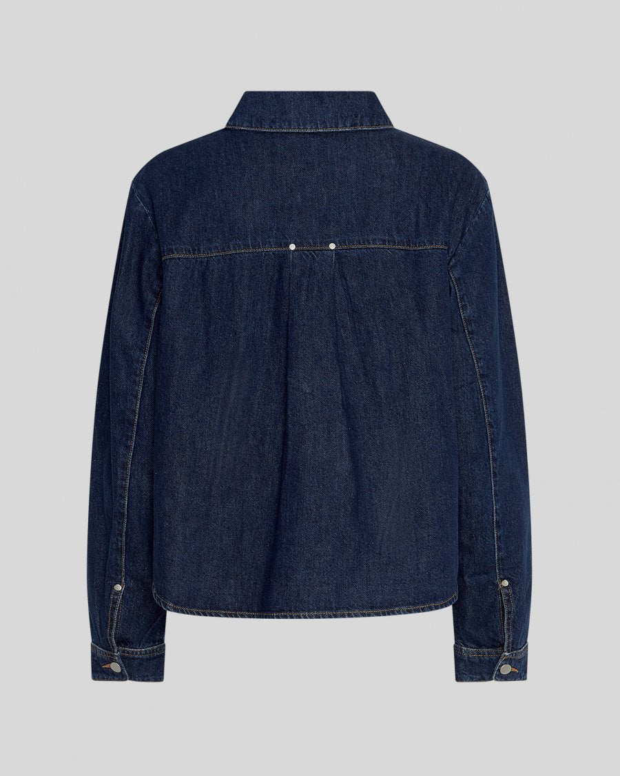 Adna shirt dark blue