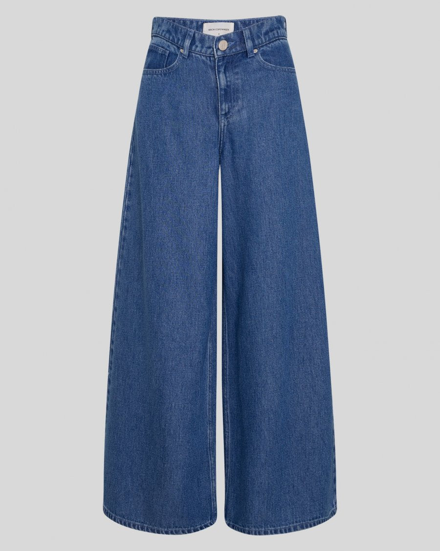 Ago rue wide pants mid blue