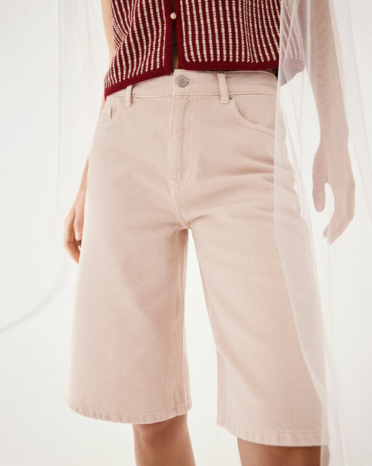 aspen ida denim short pink