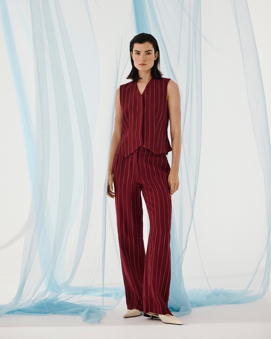 Claritte pants rhubarb/sand