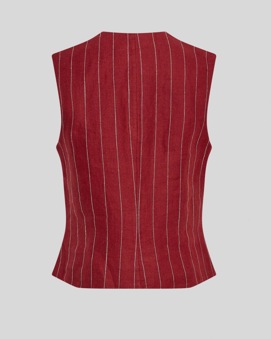 Claritte waistcoat rhubarb/sand