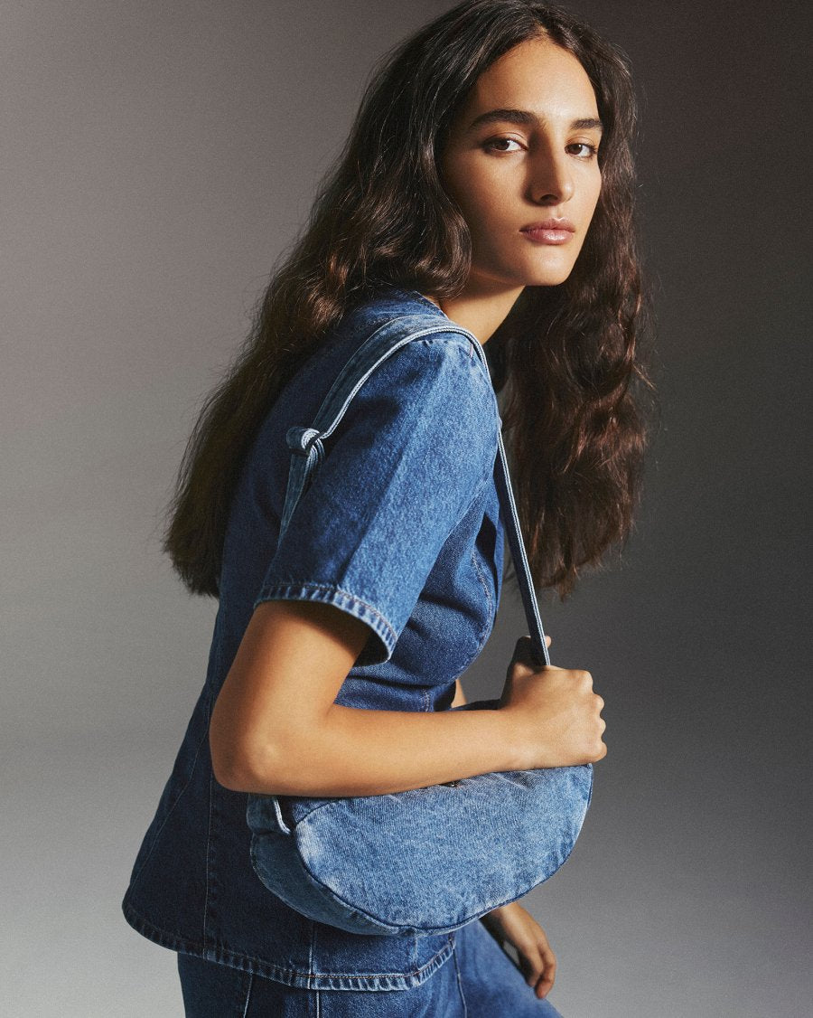 Dylan bumbag blue wash