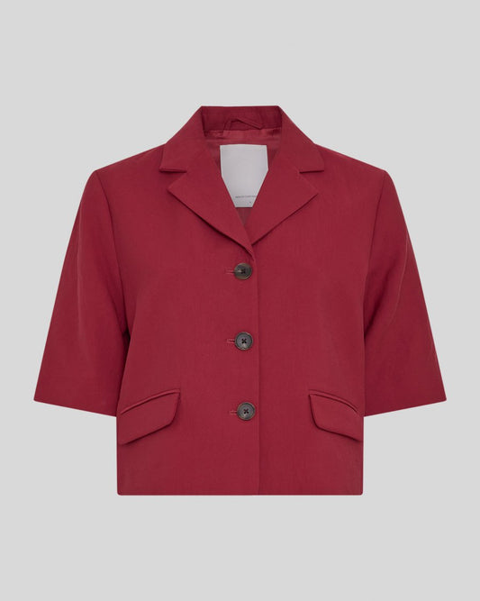 Keeley edelmira blazer rhubarb