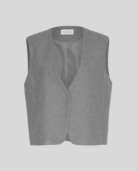 Rikkelisa vest grey