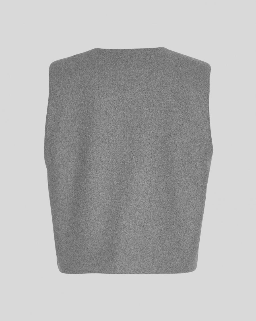 Rikkelisa vest grey