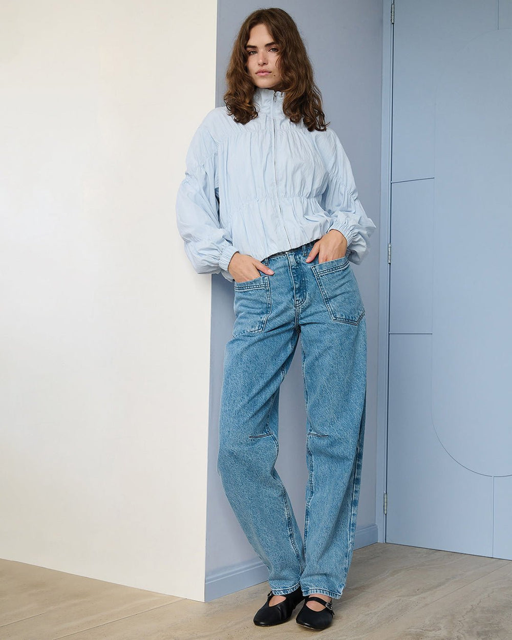 Nayomi denim light blue