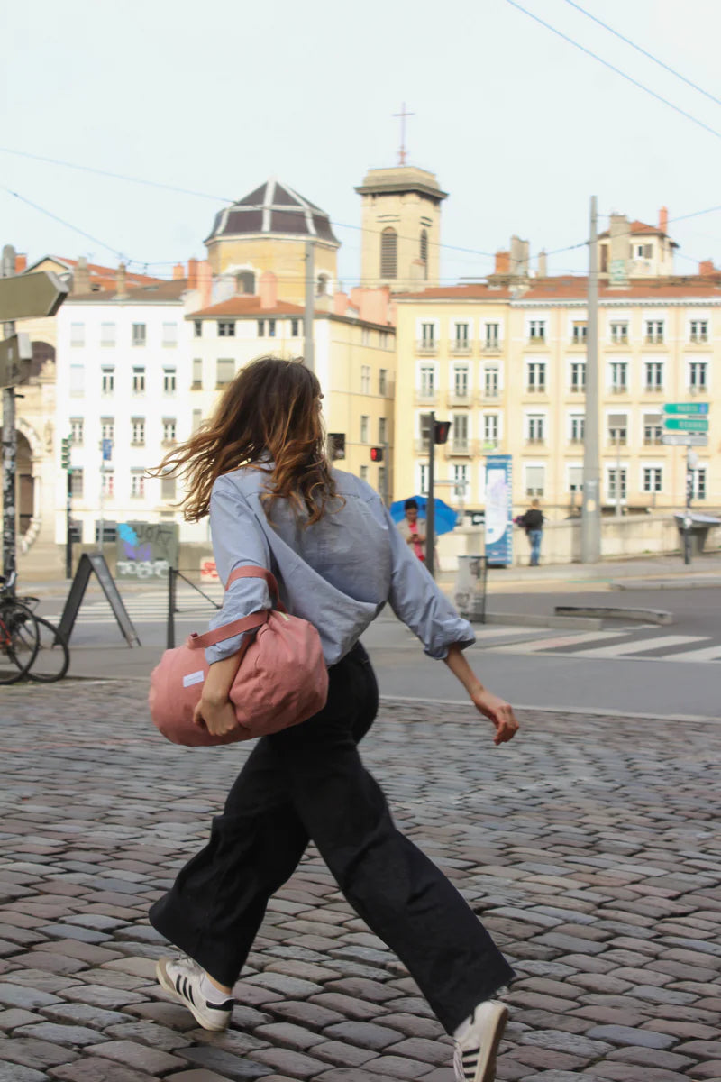 Mini bowling sac bois de rose