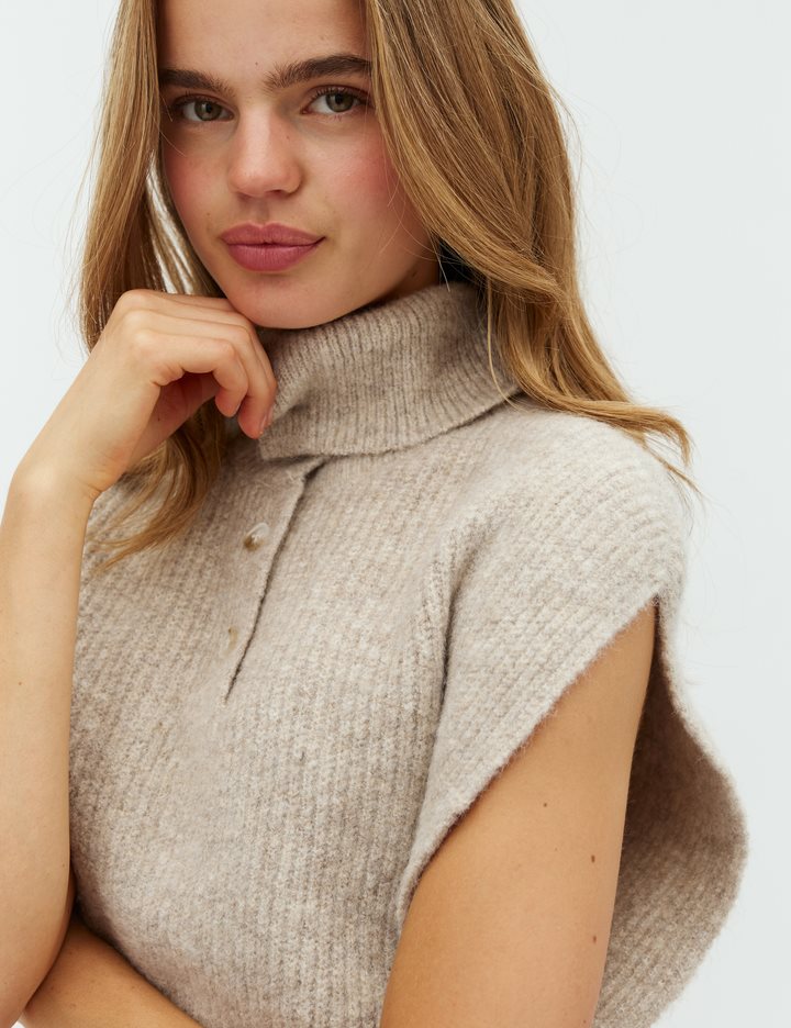 Tristiana light taupe melange o/s