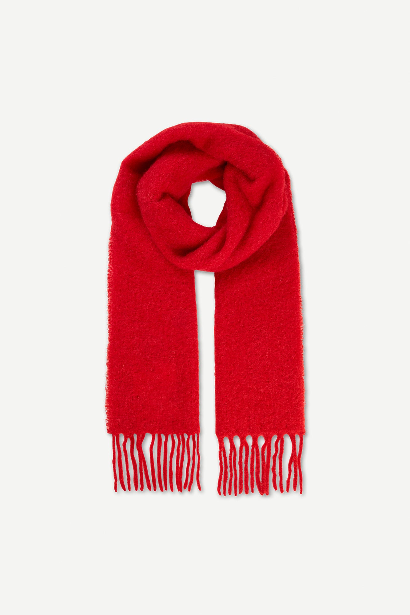 Sahilma scarf scarlet sage