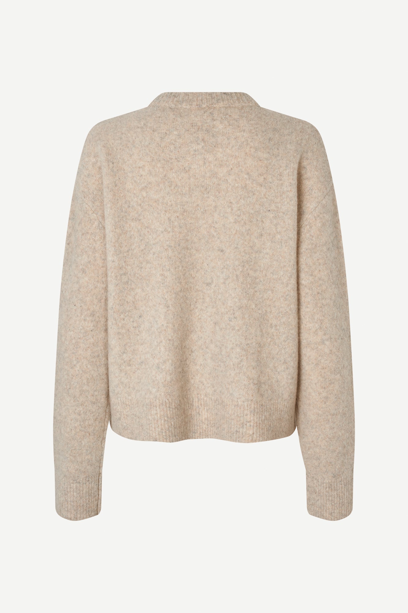 Samelody v neck light grey melange