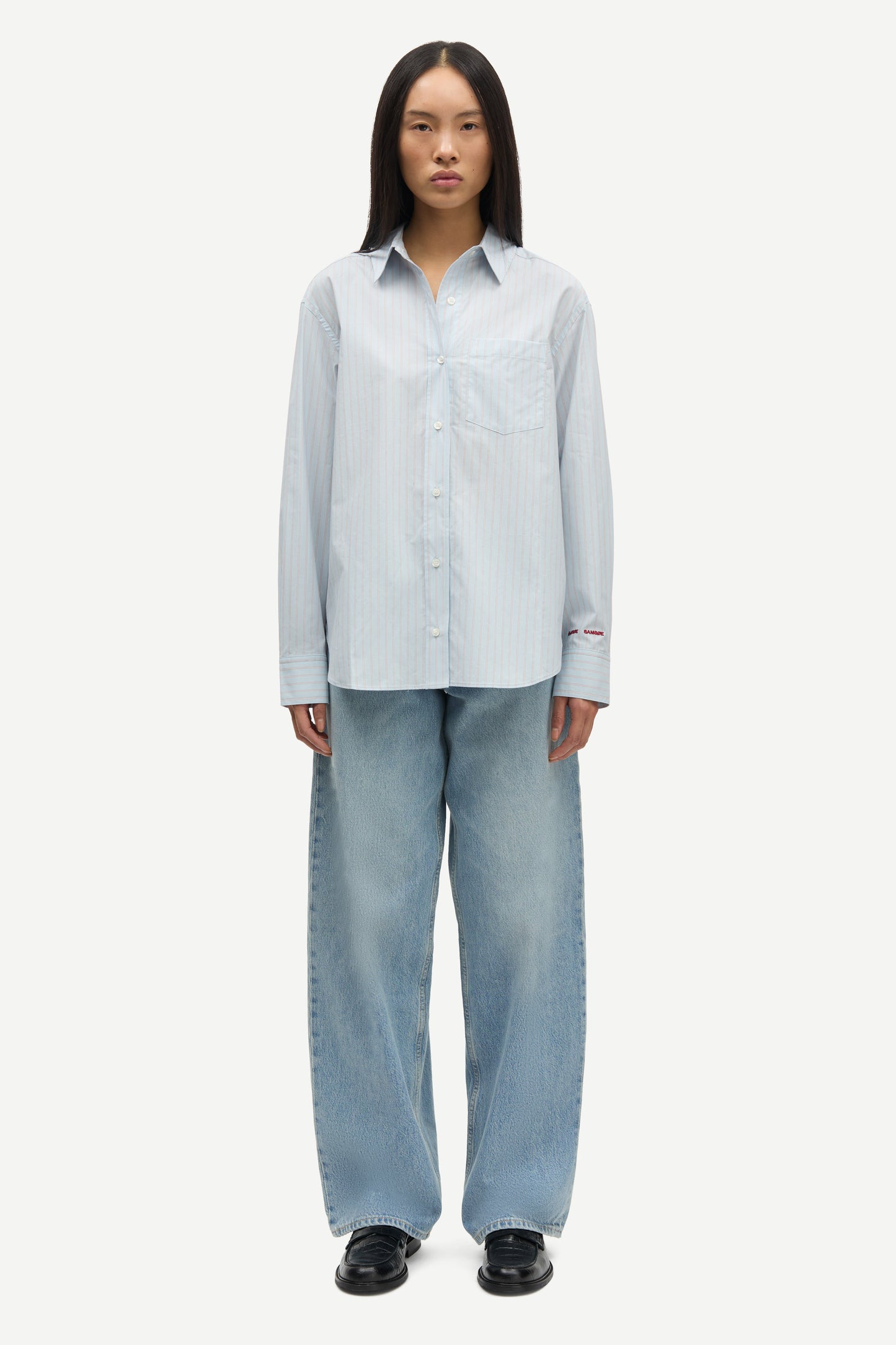 Salova pocket shirt rugby blue