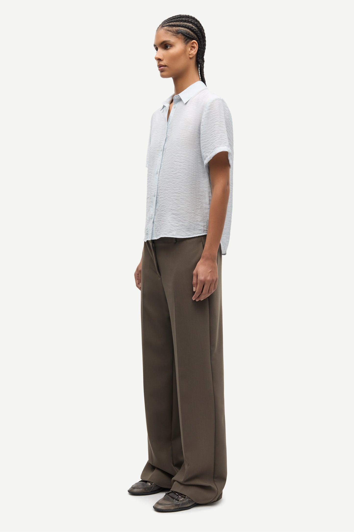 Samina shirt gray dawn