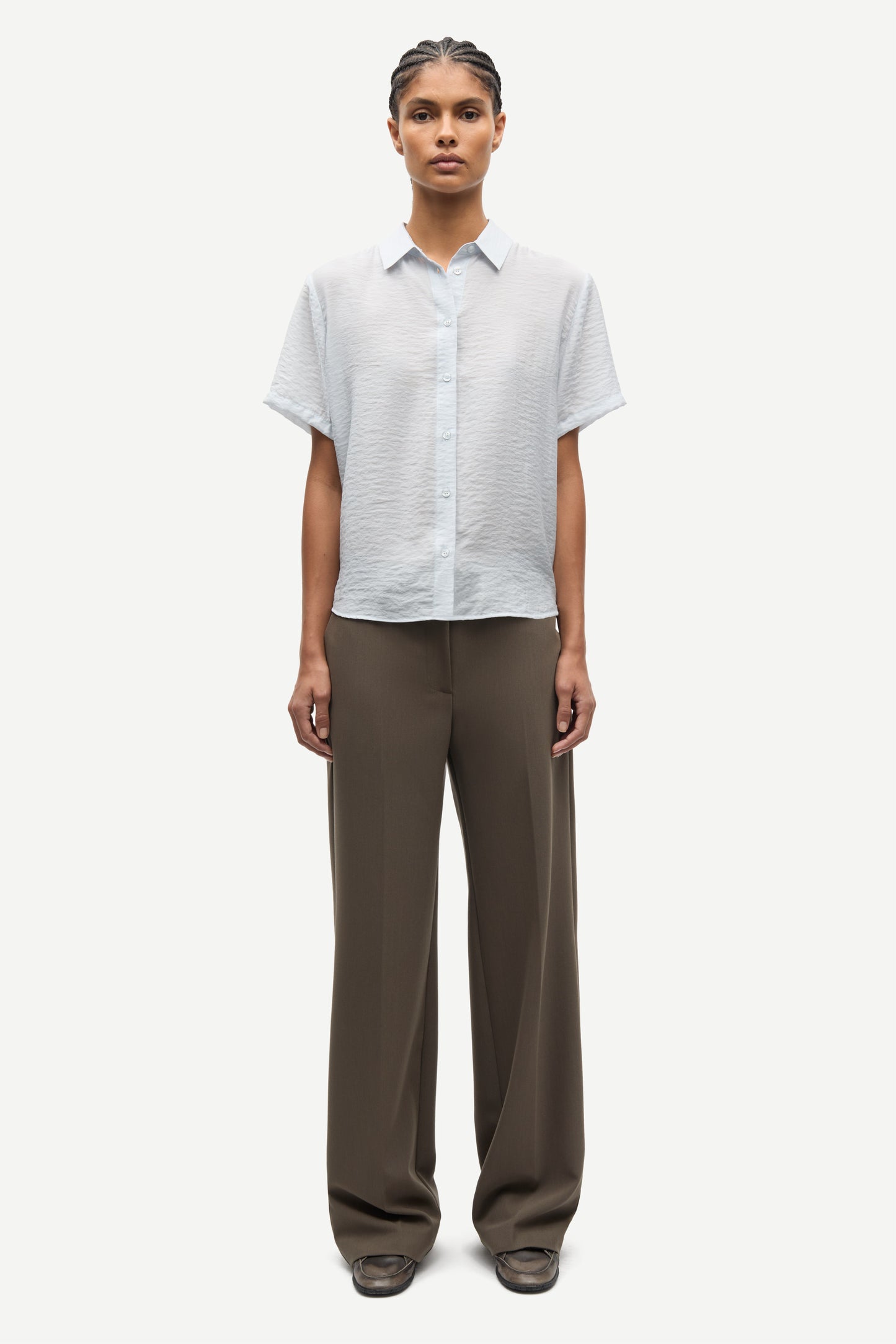 Samina shirt gray dawn