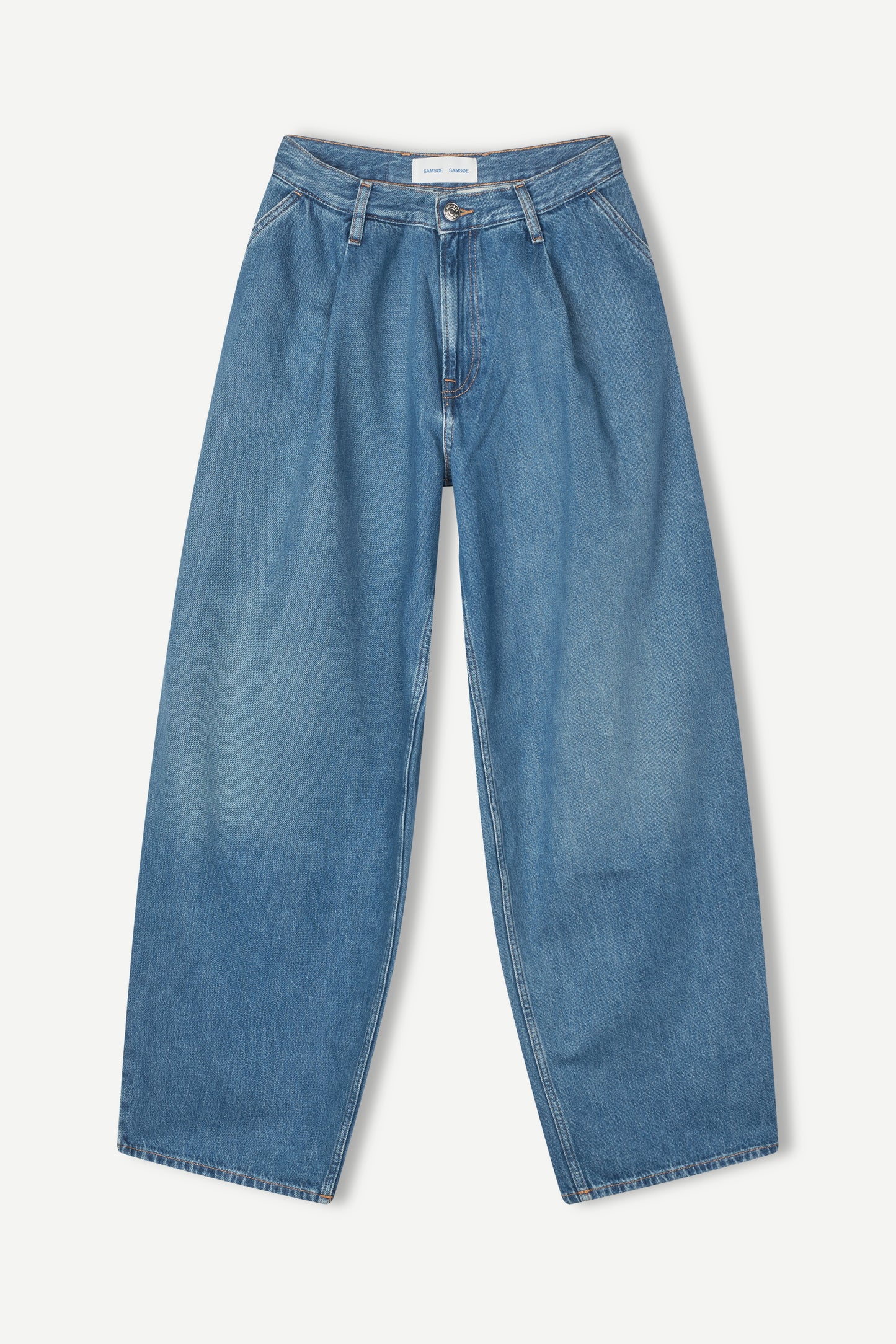 Saharper pleat jeans fluid