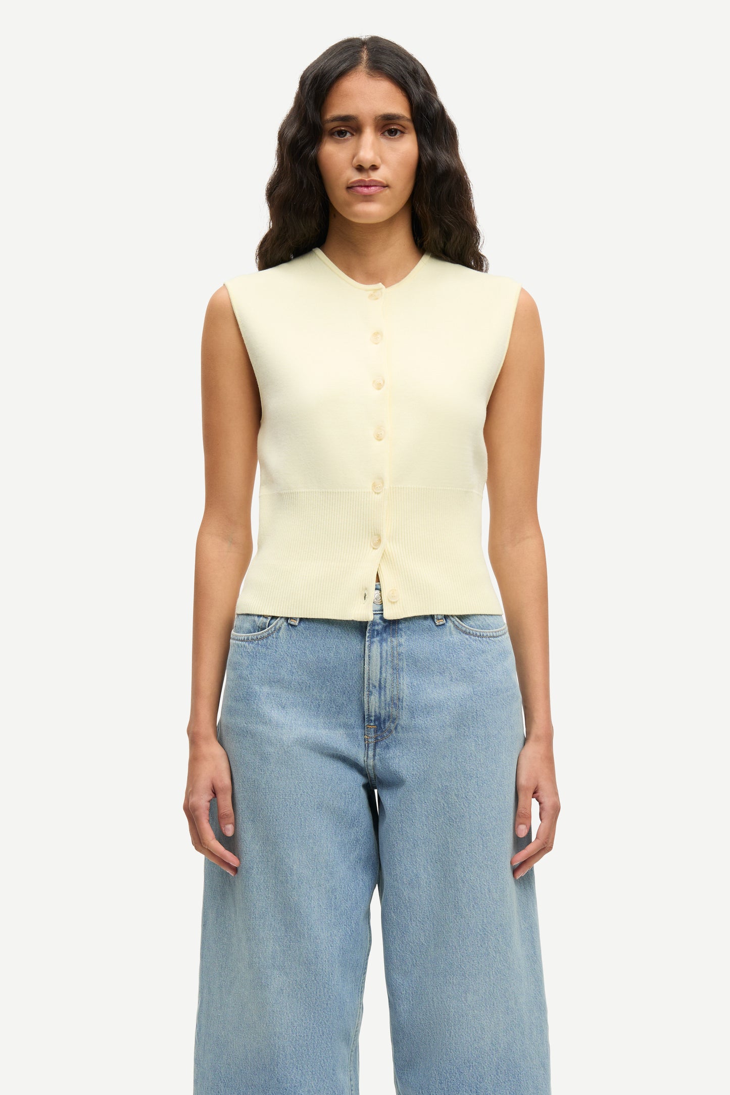 Saanne top ethereal green