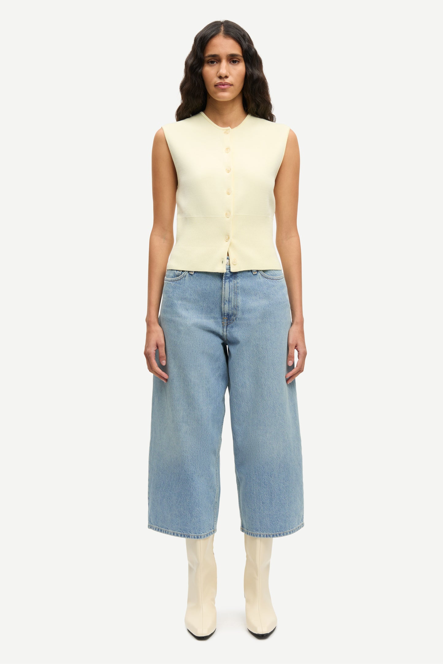 Saanne top ethereal green