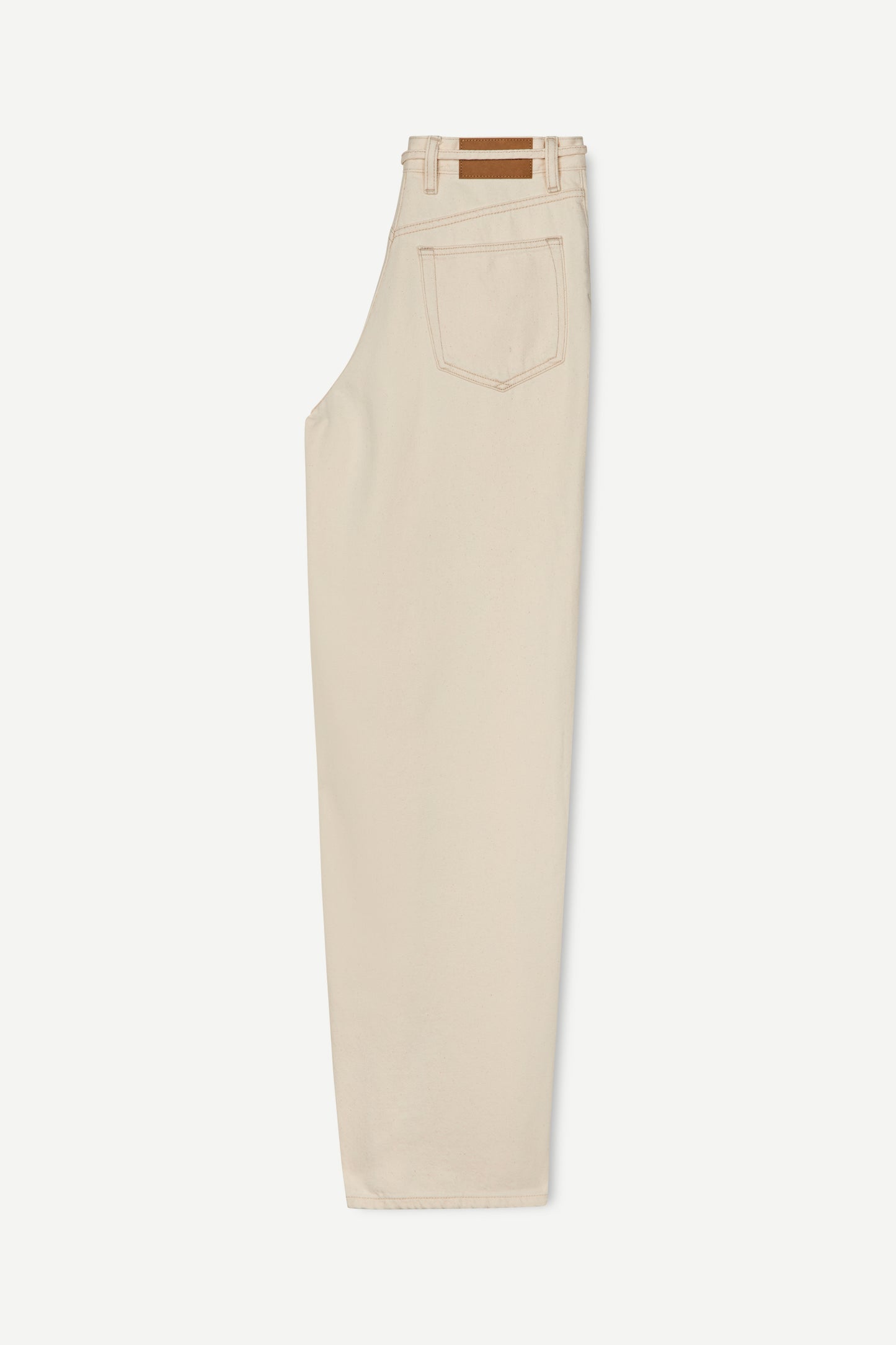 Saharper jeans belt soft natural