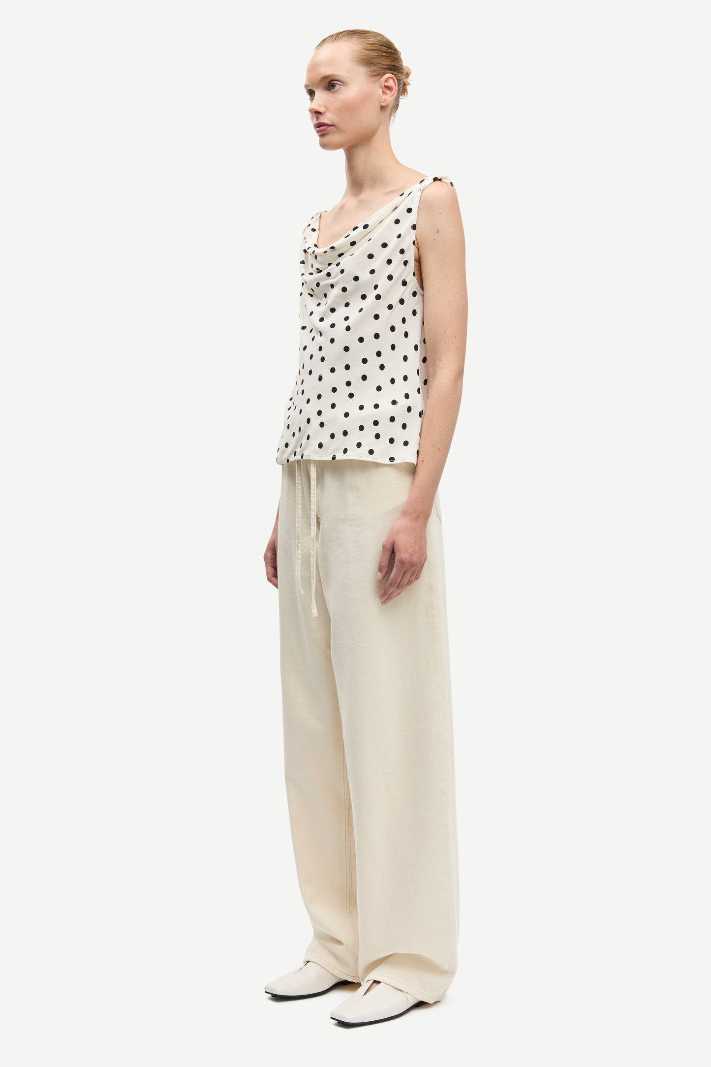 Saharper jeans belt soft natural
