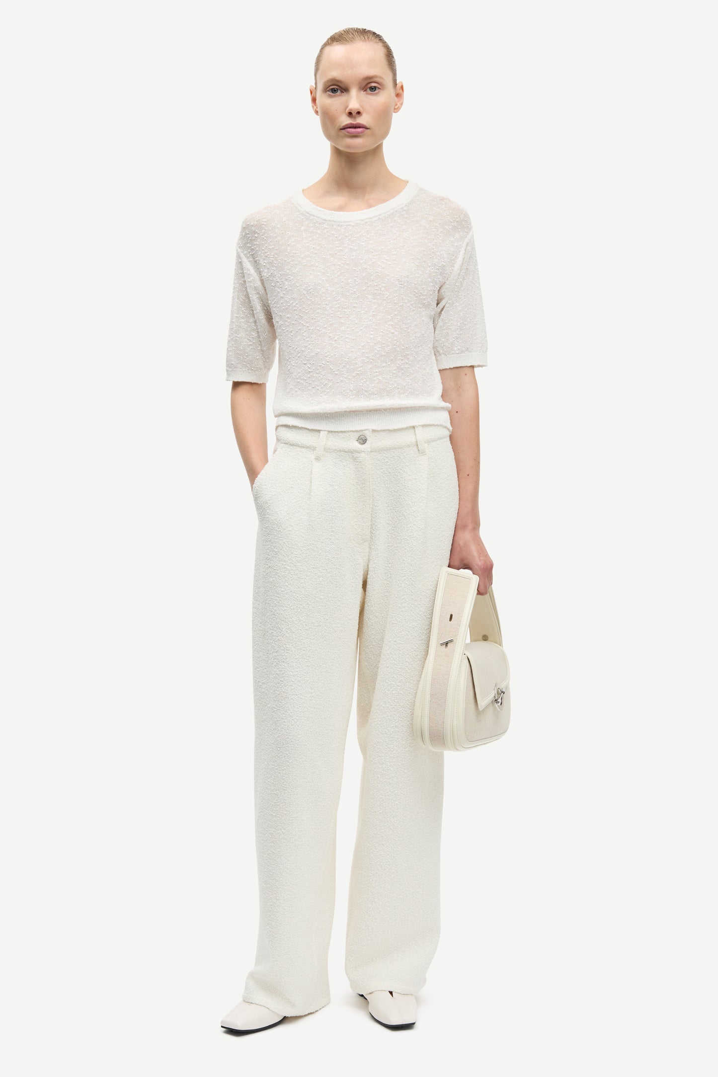 Sasimone t-shirt egret