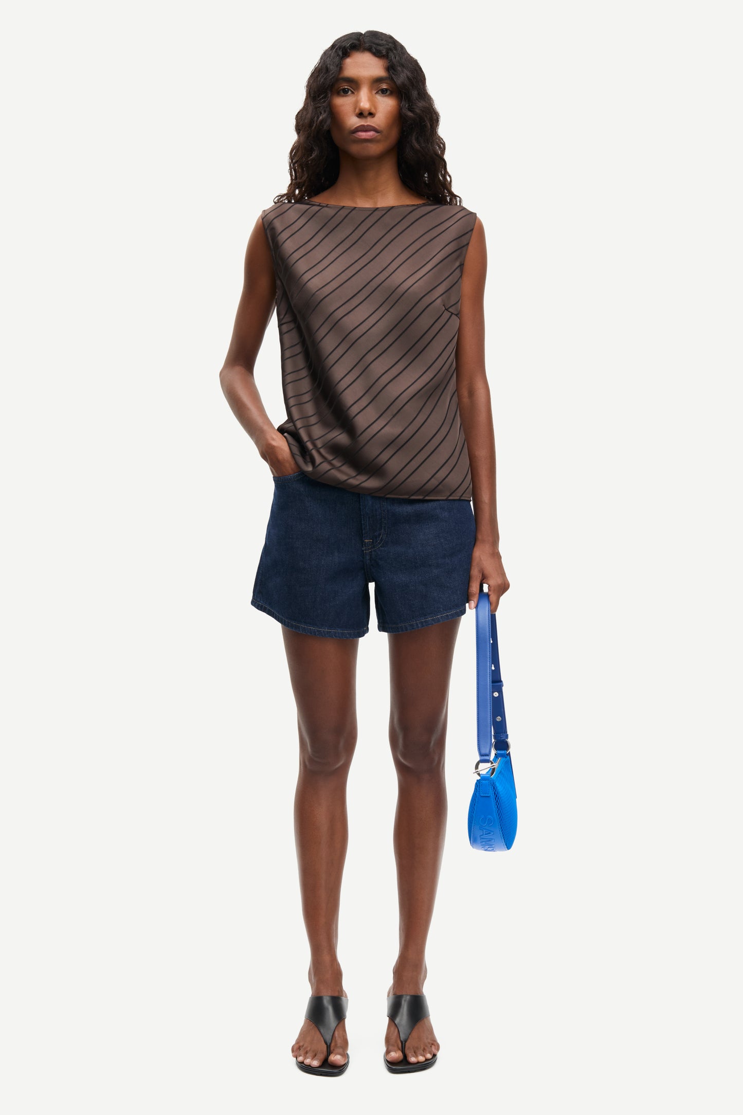 Samaggie short soft denim