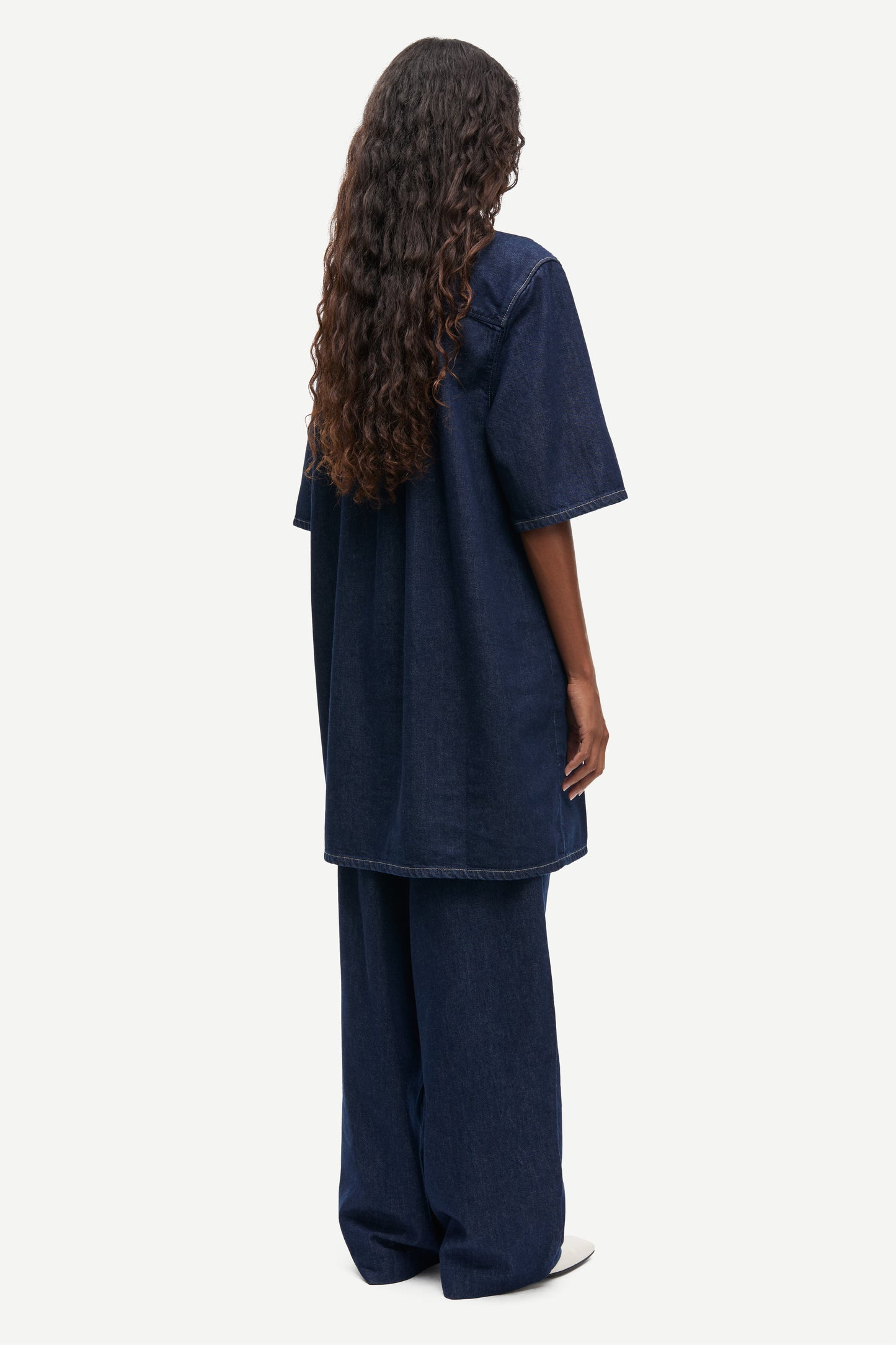 Satily dress soft denim
