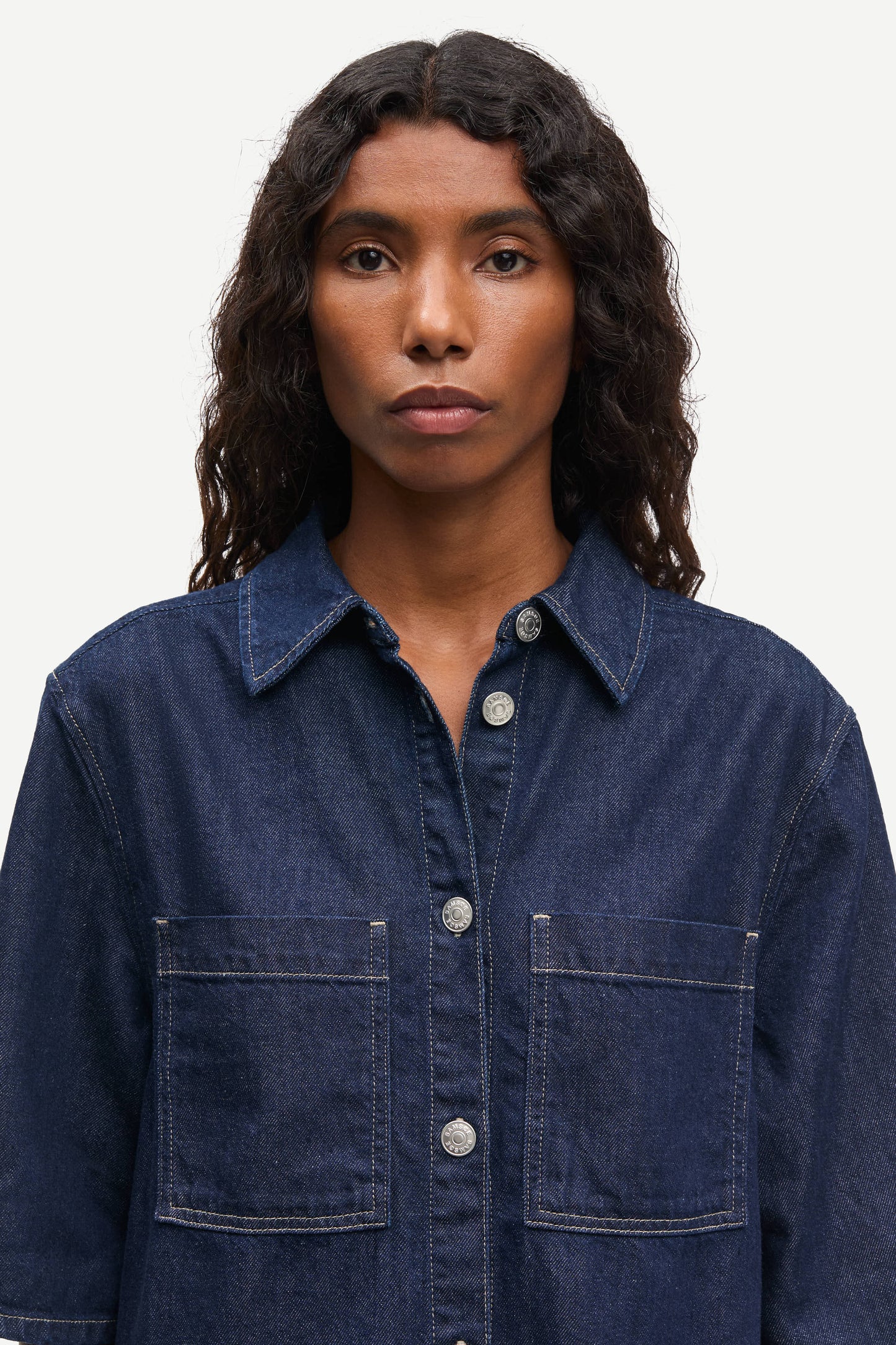 Satily dress soft denim