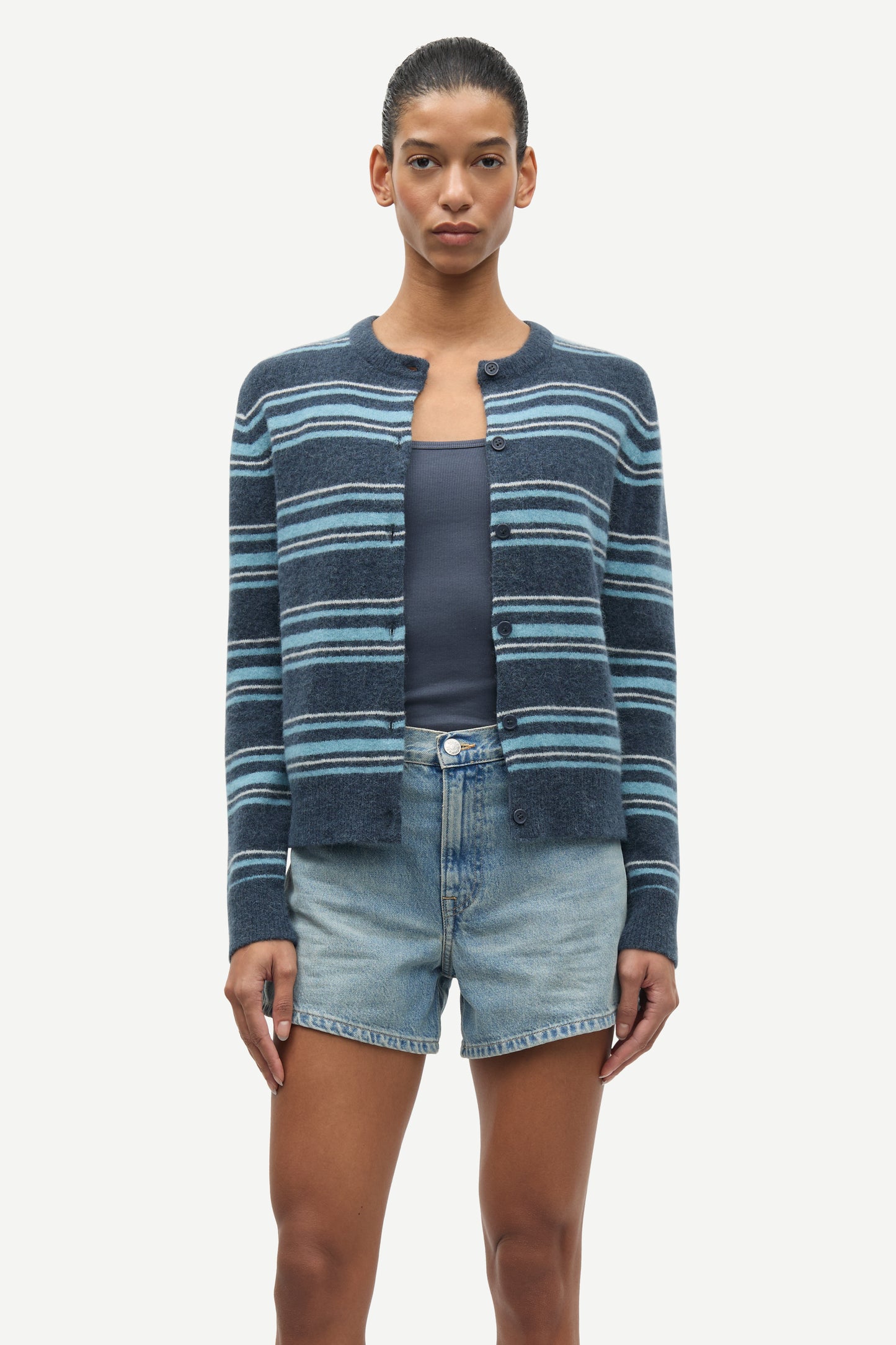 Nor cardigan ombre blue