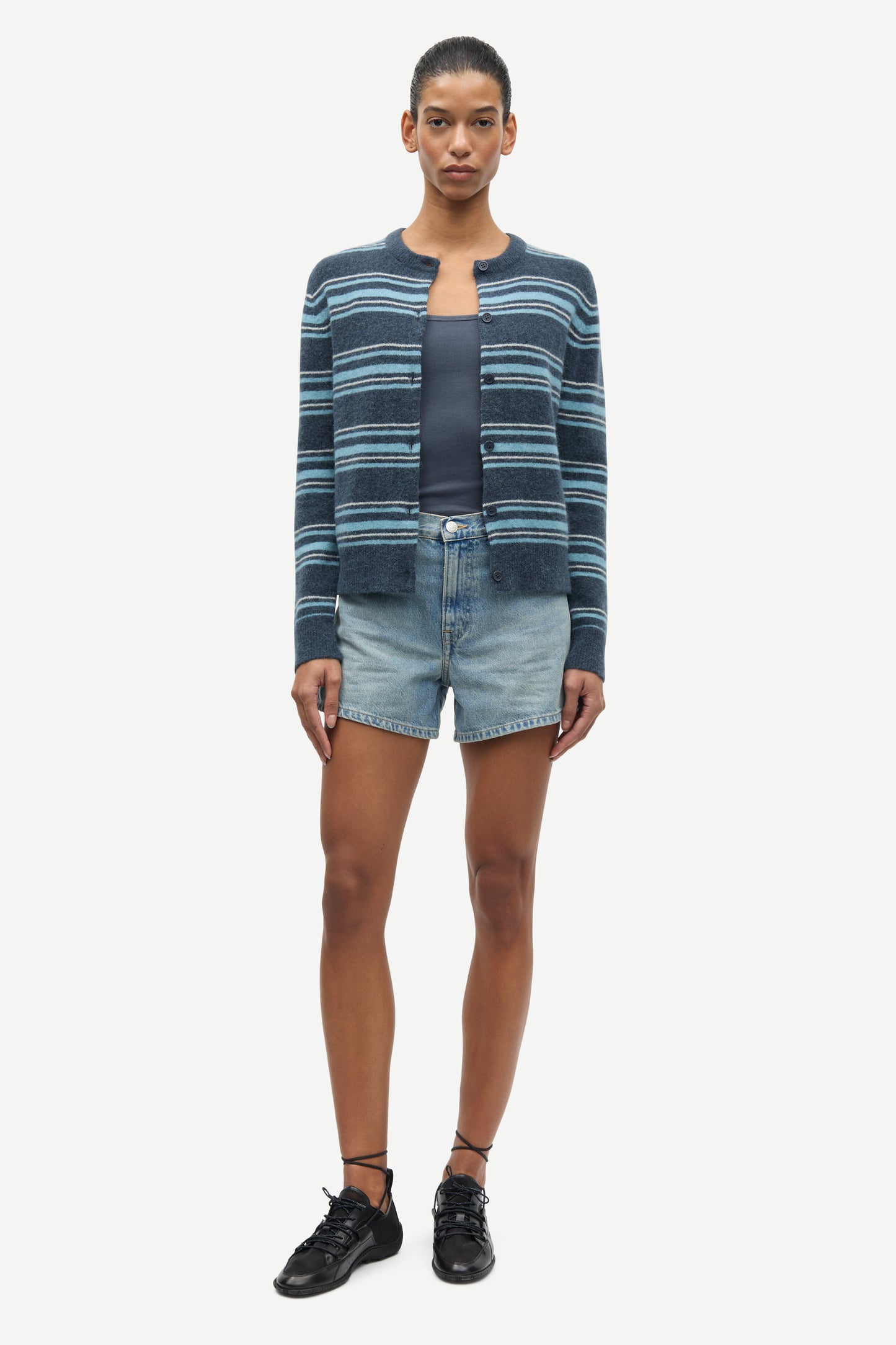 Nor cardigan ombre blue