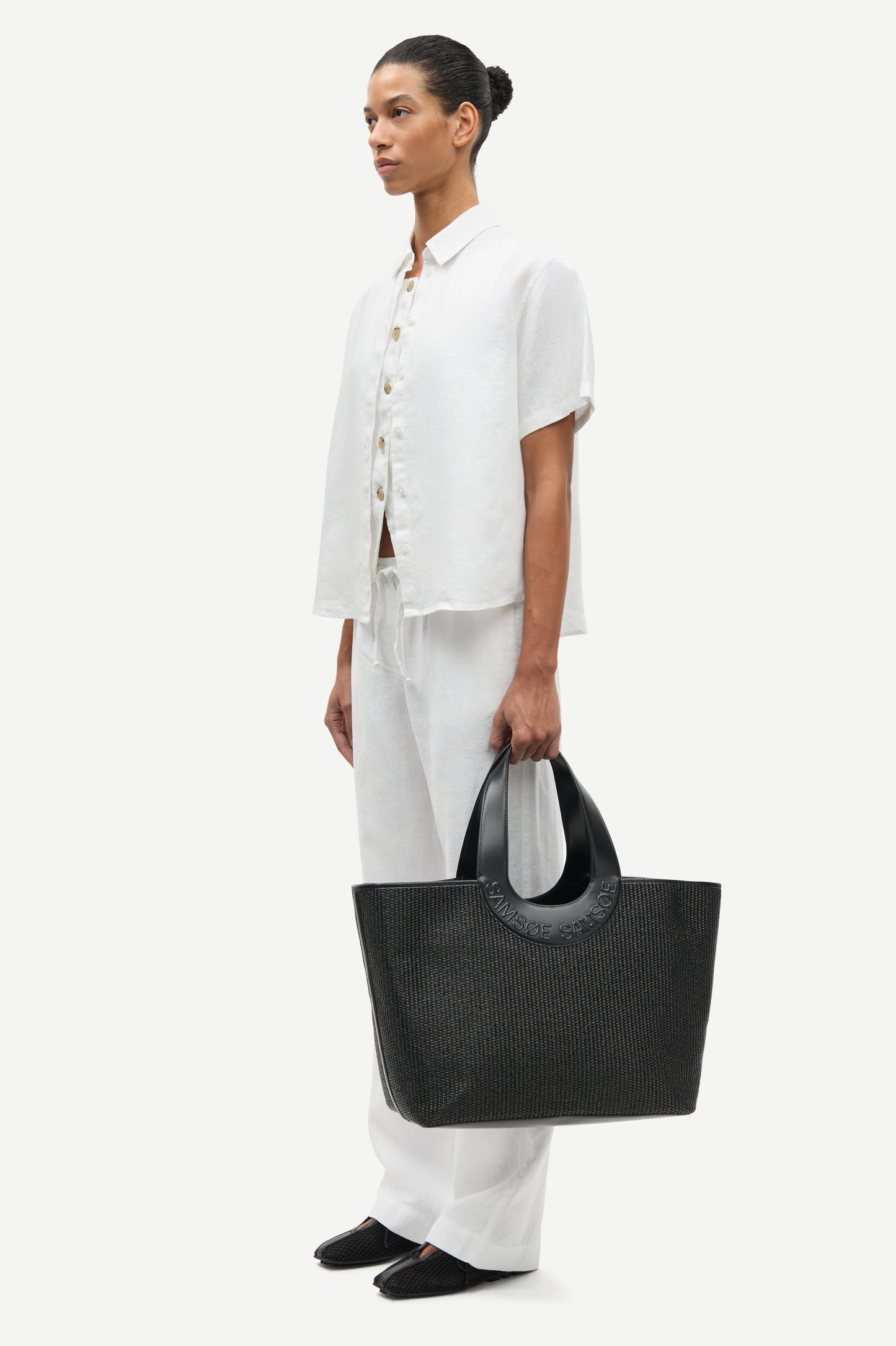 Samina shirt white