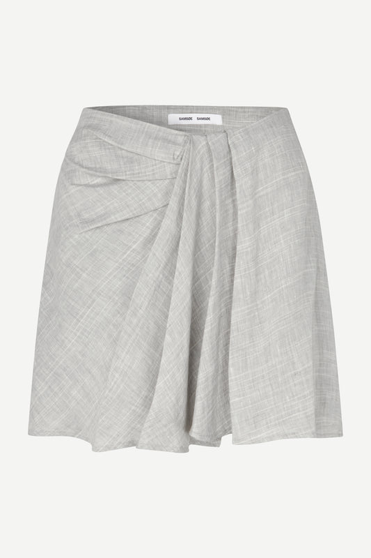 Saiben skirt light grey