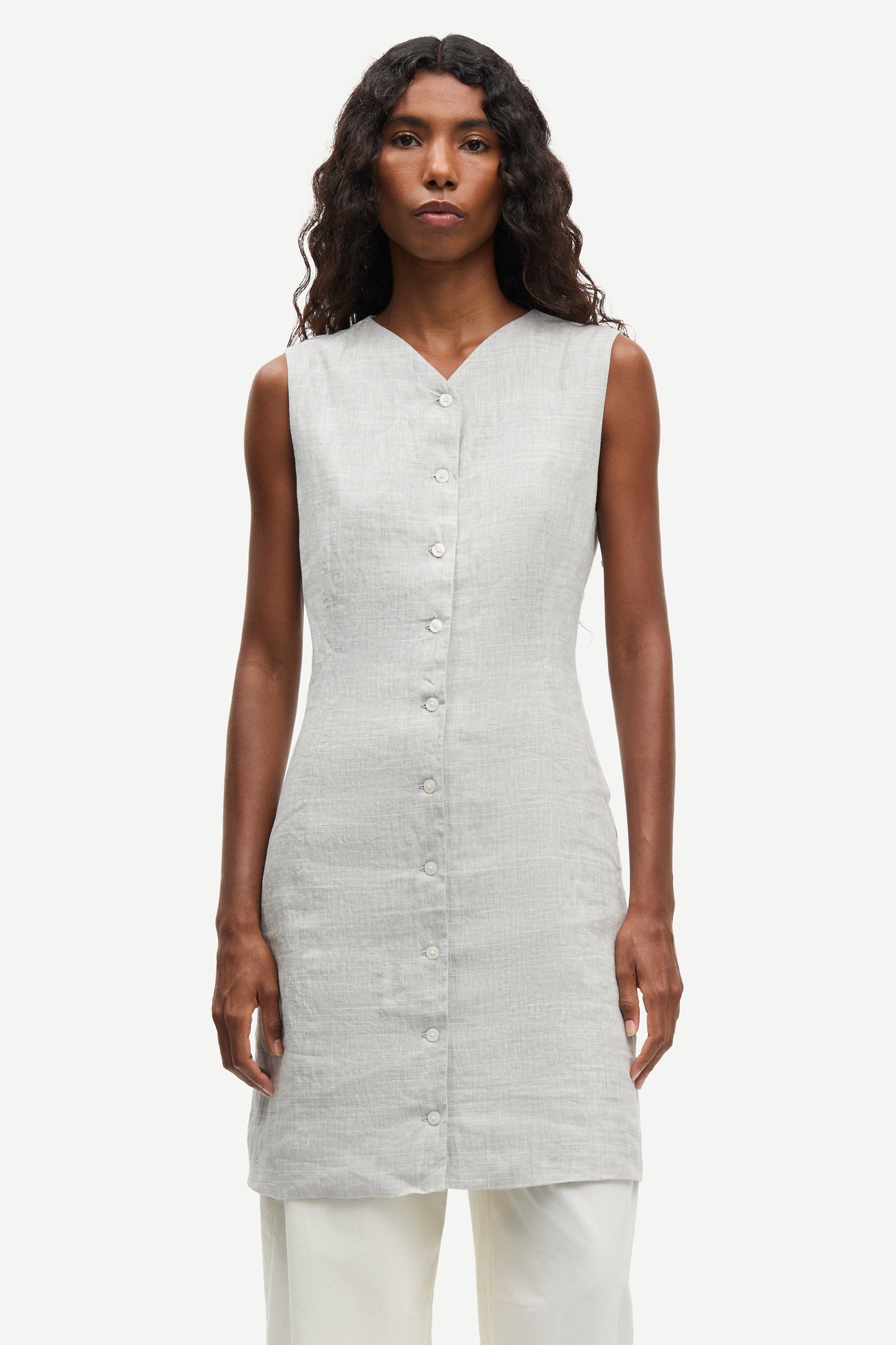 Saruman dress light grey