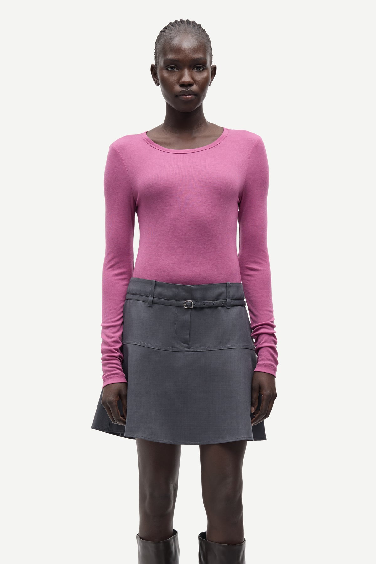 Sadou t-shirt red violet