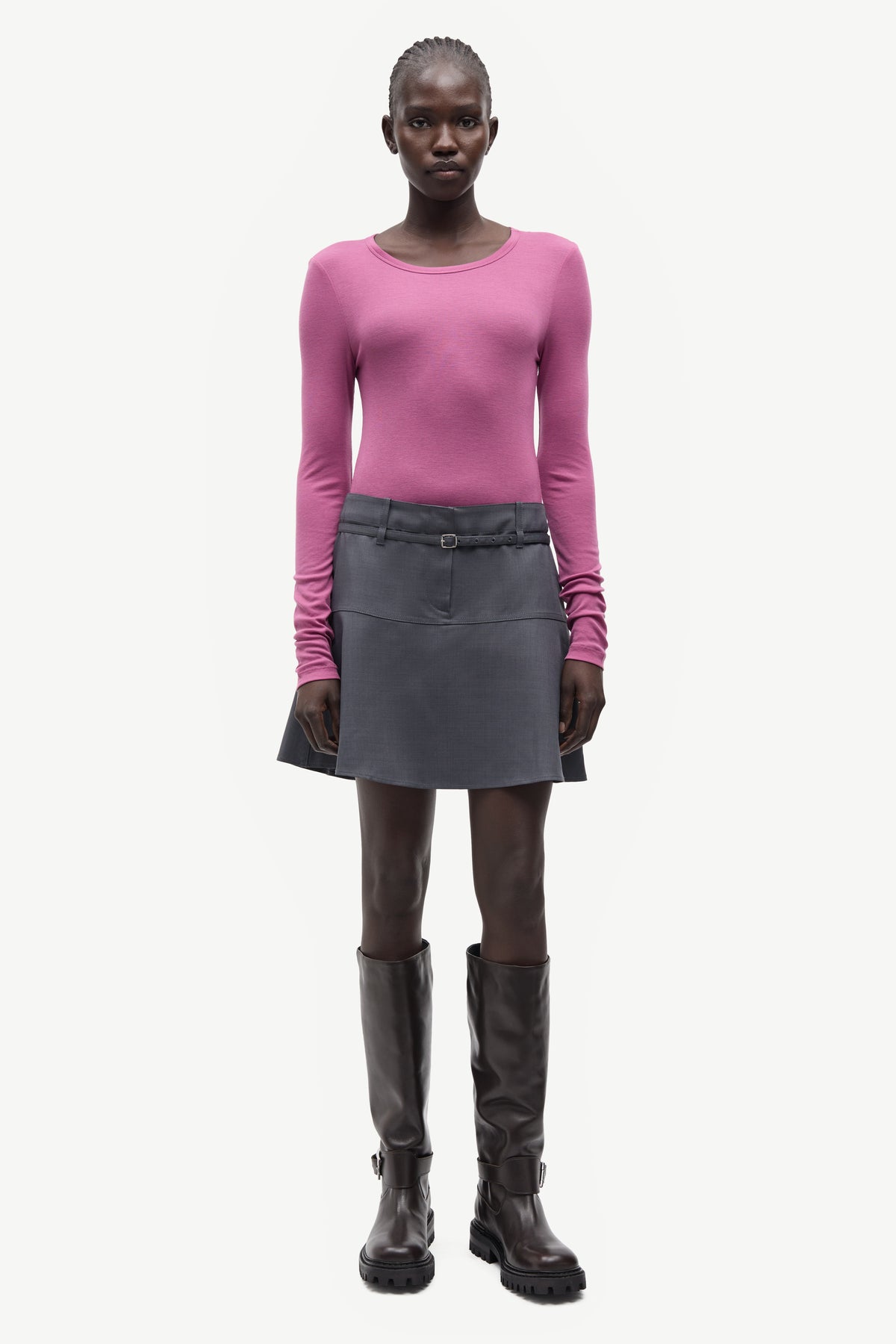 Sadou t-shirt red violet
