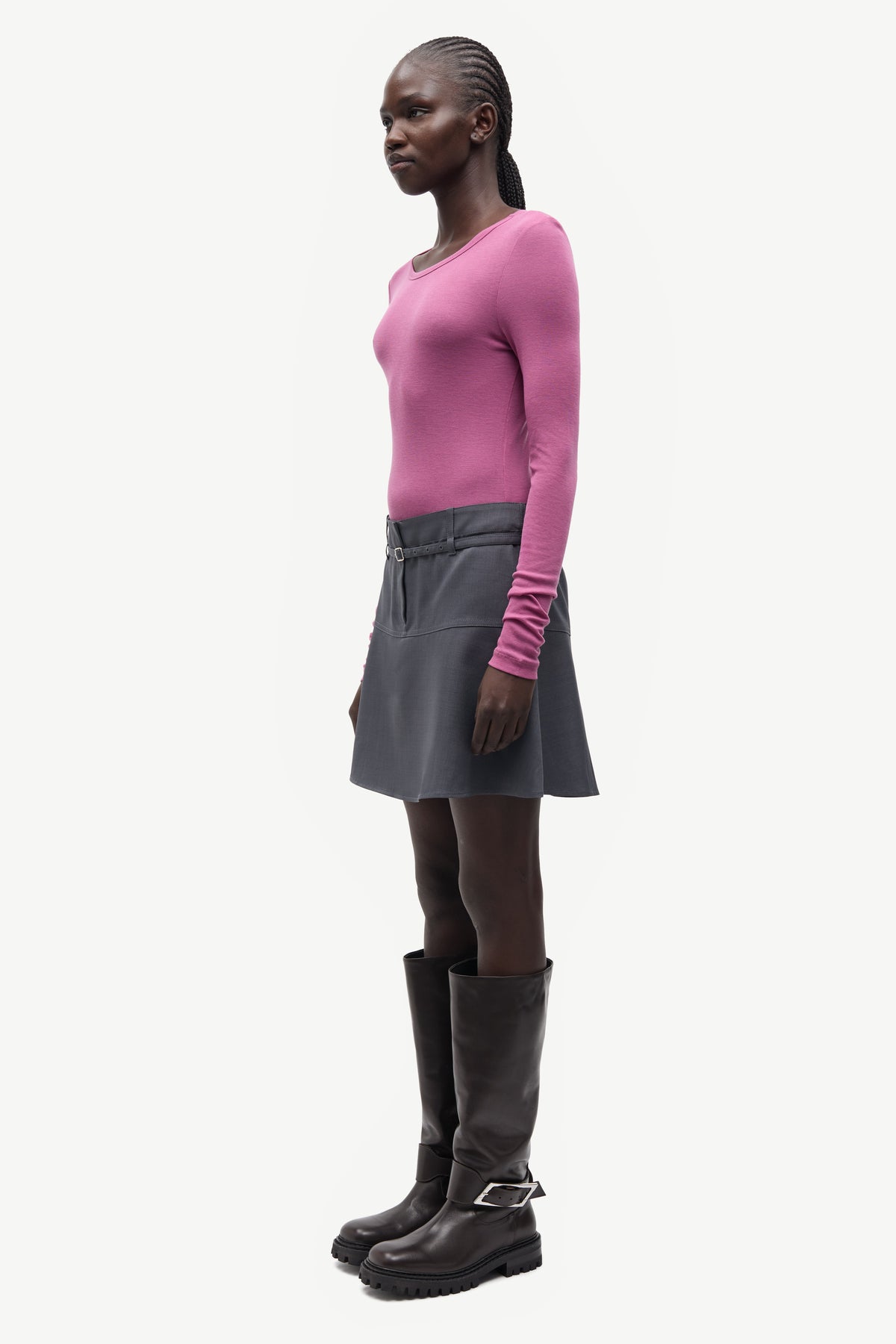 Sadou t-shirt red violet