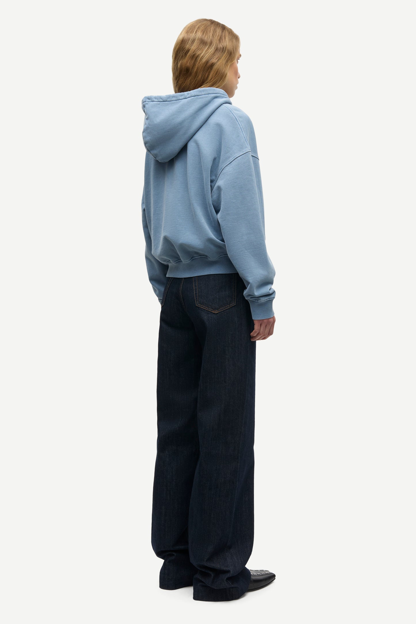 Sava hoodie wind blue pigment
